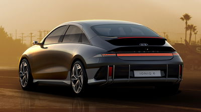 The Hyundai Ioniq 6 Looks Like A Cross Between A 1930s Streamliner, Saab And A Porsche 911