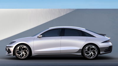 The Hyundai Ioniq 6 Looks Like A Cross Between A 1930s Streamliner, Saab And A Porsche 911