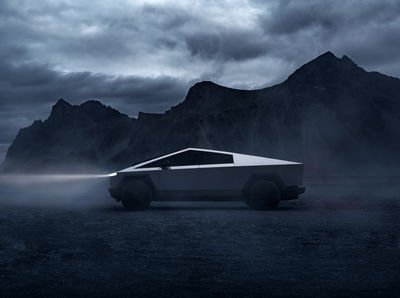 Tesla Cybertruck - side