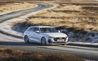 Audi A5 Avant - front, driving