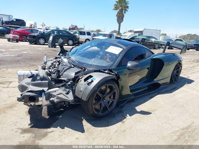 Crashed McLaren Senna - front