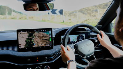 Skoda Superb Estate - interior, driving