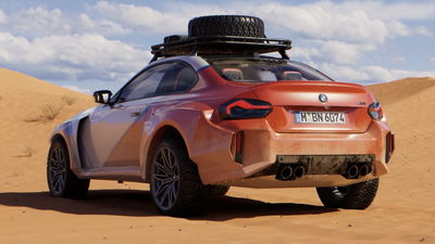 BMW M2 Dakar April Fools' joke - rear